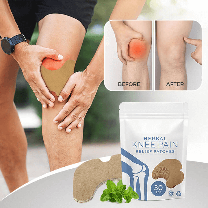 30 Pcs Herbal Knee Pain Relief Patches