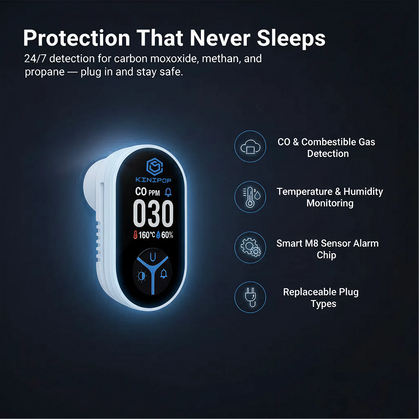 TrueDetect™ CO Detector 2.0