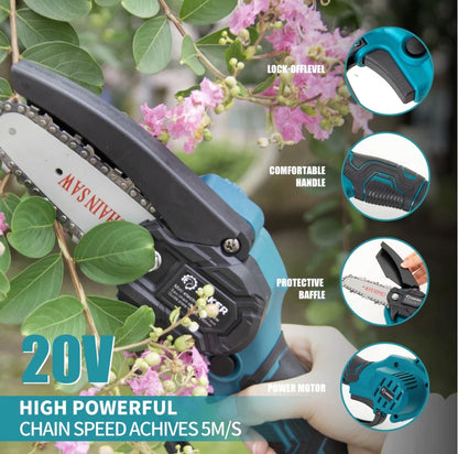 20V/1.5Ah 4" Mini Chainsaw