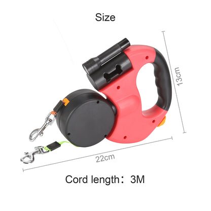 Retractable Double Leash